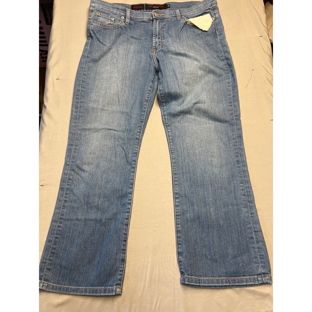 Fabrizio Gianni Jeans Womens 10 Medium Wash Straight Leg Stretch Denim Made in